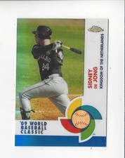 2009 Topps Chrome Baseball WBC Blue Refractor Singles /199 - You Choose