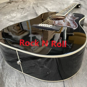 Gitara akustyczna 41' Hummingbird TOP Solidny świerk mahoń Tył i bok Darmowa wysyłka - Zdjęcie 1 z 8