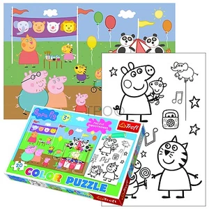 Rompecabezas Trefl 20 piezas divertido para niños Disney Peppa Pig de dos caras unisex - Imagen 1 de 4