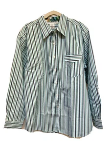 IRVINE PARK Herren Vintage gestreiftes Langarm Baumwollhemd mit Knopfleiste Größe XL - Bild 1 von 6