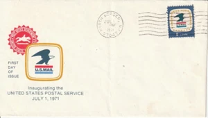 1396 July 1 1971 Postal Service FDC First Day North Bergen New Jersey - Picture 1 of 1