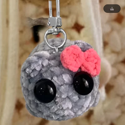 Sad Hamster Meme - Lindo Juguete de Peluche Llavero Figura Divertido, Adorable Miniatura Regalo Foto 1 de 4