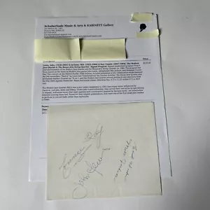 VTG 1960 The Modern Jazz Quartet & Beaux-Arts signed autograph program-COA - Picture 1 of 6