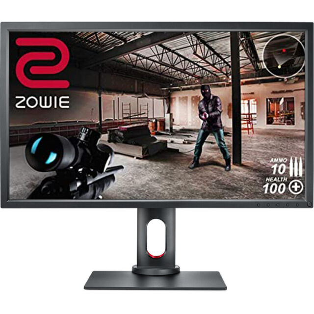 Refurbished: BenQ Zowie XL2566K 24.5 Full HD LED Gaming LCD Monitor - 16:9  - Dark Gray - 25 Class - Twisted nematic (TN) - 1920 x 1080 - 360 Hz  Refresh Rate - HDMI - VGA 