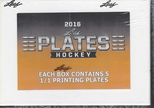 2016 LEAF PLATES HOCKEY FACTORY SEALED HOBBY BOX - Picture 1 of 1