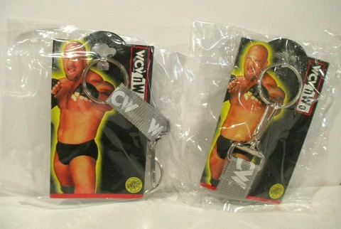 1999 Vintage WCW NWO MISB Grey WCW Lanyard & Keychain Starline Creations Cover