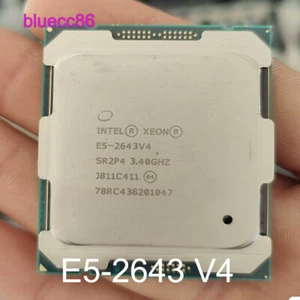 Intel Xeon E5-2643 V4 3.4GHz 6C/12T FCLGA2011 135W 20MB CPU Processor - Picture 1 of 1
