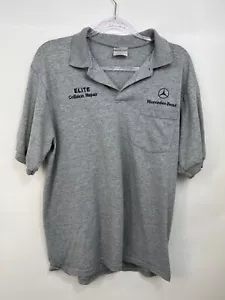 Dipendente Mercedes-Benz Hanes GOLF POLOGray Elite Riparazione Collisioni Uomo Taglia L - Foto 1 di 11