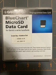 GARMIN BLUECHART DATA CARD - BRISTOL BAY - KOTZEBUE SOUND ALASKA - X-SERIES -NEW - Picture 1 of 8