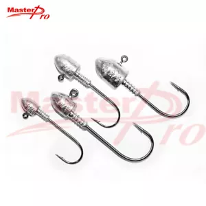 20 X Hook Size 2/0 Jig Heads High Chemically Sharpened Hooks Fishing Tackle - Picture 1 of 9