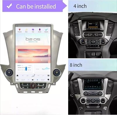 14.4"Car Stereo Radio Android Navigation 128G For 2014-2020 Chevy Suburban Tahoe - Image 1 of 4