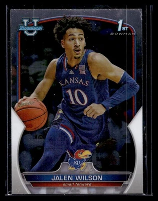 Jalen Wilson 2022 Bowman Chrome University #67 - Image 1 of 2