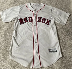 Boston Red Sox Majestic Trikot Herren klein weiß Knopfleiste MLB - Bild 1 von 7