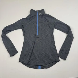 Under Armour ColdGear Pullover Womens XS Fitted 1/2 Zip Athletic Running Trainin - Picture 1 of 8
