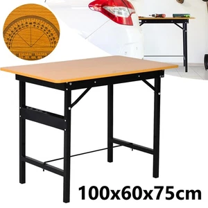 Werkbank für Garage, Werkstatt Werktisch Klappbar Arbeitstisch Stahl Klapptisch - Bild 1 von 16