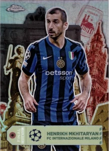 HENRIKH MKHITARYAN FÚTBOL 2025 INTER MILAN TOPPS CROMO # FD-28 FINAL - Imagen 1 de 2