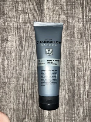 C.O. Bigelow Barber 1605 Jabón para Cabello y Cuerpo Elixir Negro 8 Fl OZ - Raro Foto 1 de 4