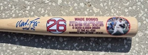 Red Sox WADE BOGGS Signed autographed Baseball bat JSA COA - Picture 1 of 3