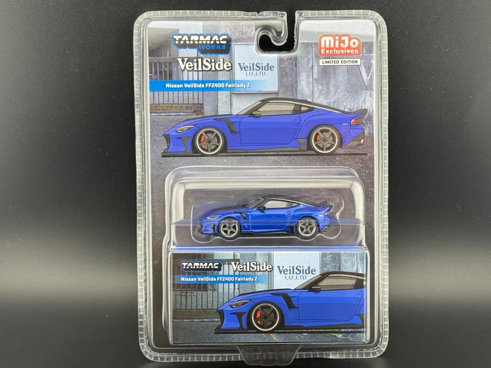 Nissan Veilside FFZ400 Fairlady Z - azul 1/64 Tarmac Works Foto 1 de 1
