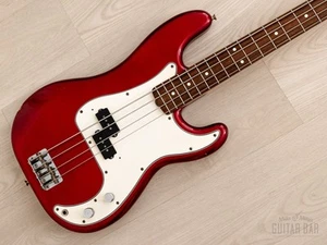 1982 Fender JV Precision Bass ‘62 Vintage Reissue PB62-75 Candy Apple Red, Japan - Picture 1 of 23