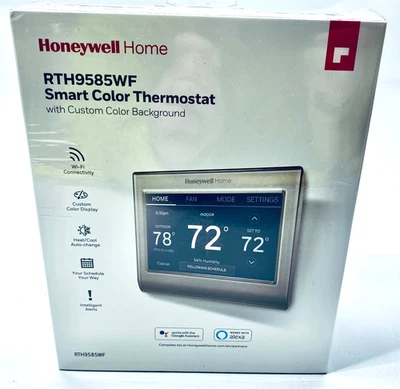 New Honeywell Home RTH9585WF Wifi Color Touchscreen Thermostat 2.0 Programmable - Image 1 of 4