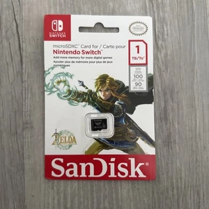Tarjeta de memoria SanDisk 1 TB Micro SD microSDXC para Nintendo Switch - Tema Zelda - Imagen 1 de 2
