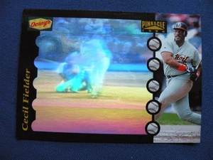 1996 Denny's hologram MLB Pinnacle Grand Slam Cecil Fielder Detroit Tigers #18 - Picture 1 of 2