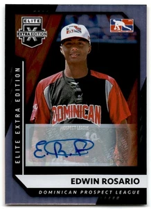 2021 Edwin Rosario Panini Elite Extra Edition Rookie Auto - Imagen 1 de 2