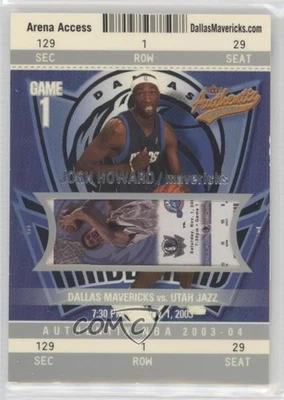2003-04 Fleer Authentix дебютант Authentix /1250 Джош Ховард #129 дебютант RC - Изображение 1 из 2