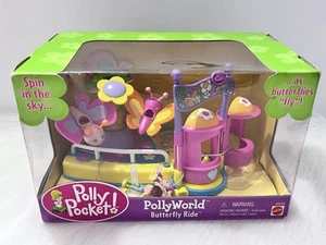 Rare Polly Pocket PollyWorld Butterfly Ride 2002 Mattel  New In Box ๐ฅ๐ฅ - Picture 1 of 19