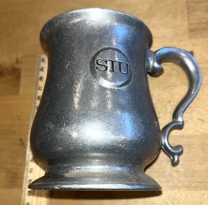 Tazza birra SIU in peltro Tankard Stein 16 oz. Università del Sud dell'Illinois - Foto 1 di 6