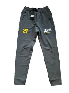 New $78 UNRL Youth Large YL Pants APEX Training Irish Hockey GRAY G25 - Picture 1 of 8