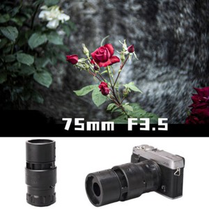 75mm F3.5 Swirly Bokeh Effect Rotating Fix Focus Lens For Canon Nikon Sony Fuji