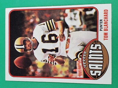 1976 TOPPS FOOTBALL #431 TOM BLANCHARD HIGH GRADE EX EX-MT - Image 1 of 2