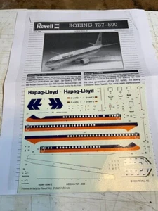 Revell Boeing 737-800 (Hapag-Lloyd) Decals...MINT...#4238 - Picture 1 of 2