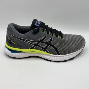 ASICS Men's GEL-Nimbus 22 Piedmont Grey / Black Running Shoes Size 8.5 Medium - Picture 1 of 12