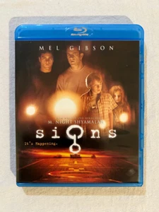 Signs (Blu-ray, 2002) *M. Night Shyamalan* *Joaquin Phoenix* *Mel Gibson* Sci-Fi - Picture 1 of 2