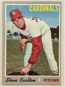 1970 Topps Steve Carlton #220 Baseball St. Louis Cardinals HOF Hall Of Fame