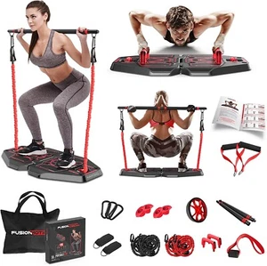 Fusion Motion Portable Gym with Accessories Heavy Resistance Bands - Imagen 1 de 5