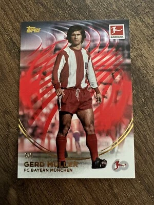 Gerd Muller - Numbered 5/5 - Topps Bundesliga 60 - Image 1 of 4