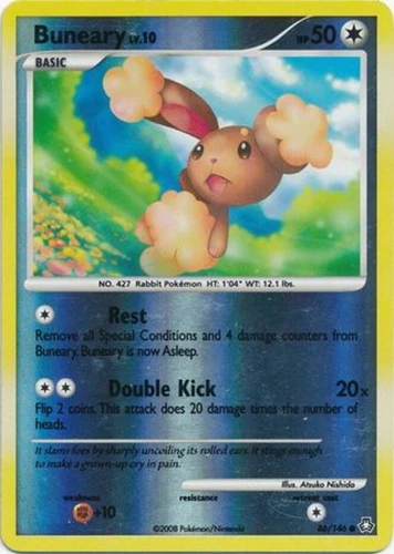 Buneary - 86/146 - Common - Reverse Holo LP, English Pokemon Legends Awakened