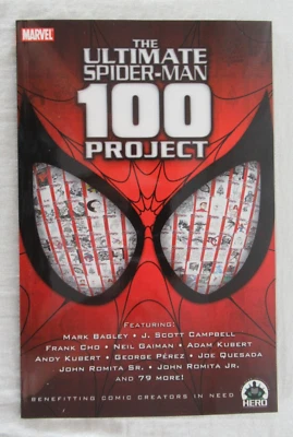 Ultimate Spider-Man 100 Project novela gráfica Marvel Comics 2007 HERO Initiative Foto 1 de 3