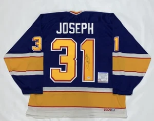 CURTIS JOSEPH SIGNED #31 CCM ST. LOUIS BLUES JERSEY LICENSED PSA COA - Picture 1 of 4