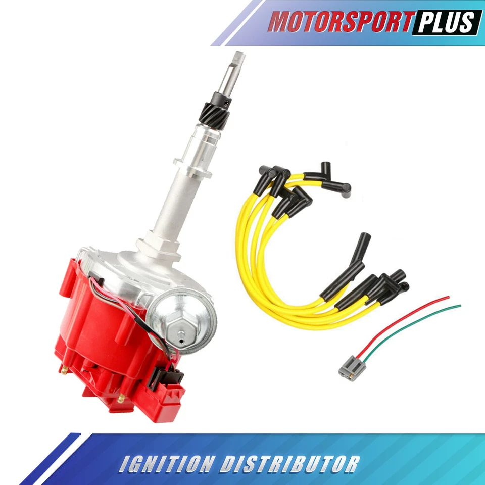 Distribuidor de encendido con cables bobinas para 1956-1990 AMC/JEEP INLINE 6 232/258 6 cilindros Foto 1 de 4