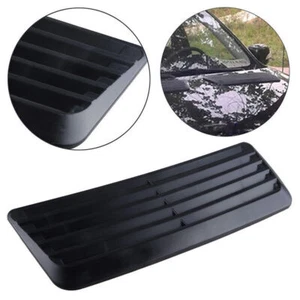 Cubierta decorativa negra para capó de admisión de flujo de aire universal para automóvil - Imagen 1 de 7