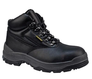 Herren Sicherheitsstiefel S3 Stahl Zehenkappe 5 8 9 10 11 Leder Arbeitsschuhe Biber 610 - Bild 1 von 7