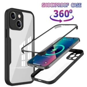 360° Full Body Case For iPhone 15 14 13 12 11 Pro Max XR SE 8 7 Plus Phone Cover - Picture 1 of 26