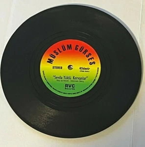 Retro LP untertasse und magnet Plak bardak altligi Müslüm Gürses - Bild 1 von 3