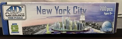 4D Cityscapes Time puzzles NYC & London Lot - Opened - Image 1 of 4