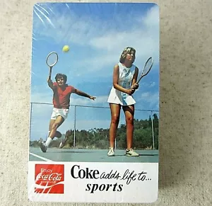Vintage Coca Cola Playing Cards Coke Adds Life to Sports New Unopened 1975 USA - Picture 1 of 7